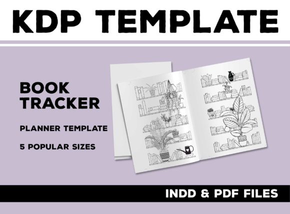 Book Tracker KDP Template for Planner