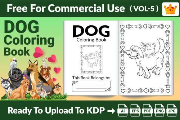 Dogs Coloring Page KDP Interior Vol 5: A Comprehensive Guide