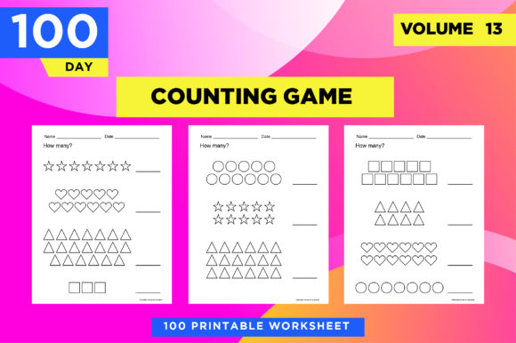 Engaging Kindergarten Math Activities: Counting and Learning Shapes