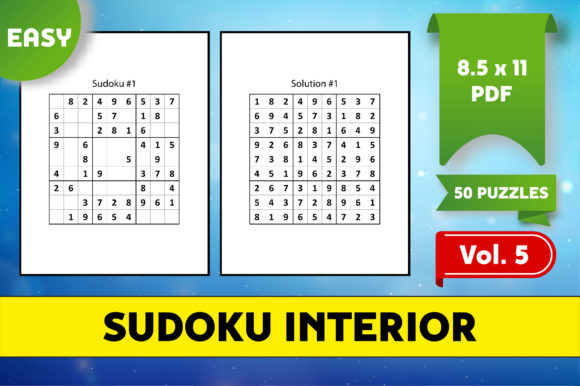 Exploring Sudoku Puzzles 50 Easy for KDP - Vol. 5: A Comprehensive Guide