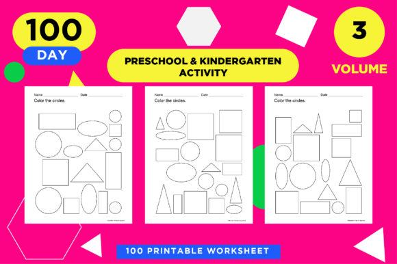 KDP Color the Shapes Worksheets: A Fun and Educational Tool for Early Learners