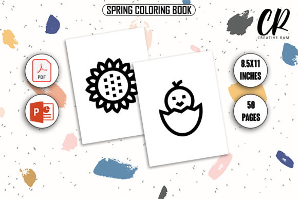 Spring Coloring Book for Kids 50 Pages: A Creative and Engaging Activity