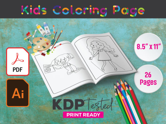 Strategic Use of Children Coloring Page KDP Interior for High-Value Content Creation