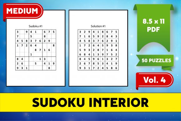 Strategic Use of Sudoku Puzzles 50 MEDIUM KDP - Vol. 4 for Enhanced Decision-Making and Productivity