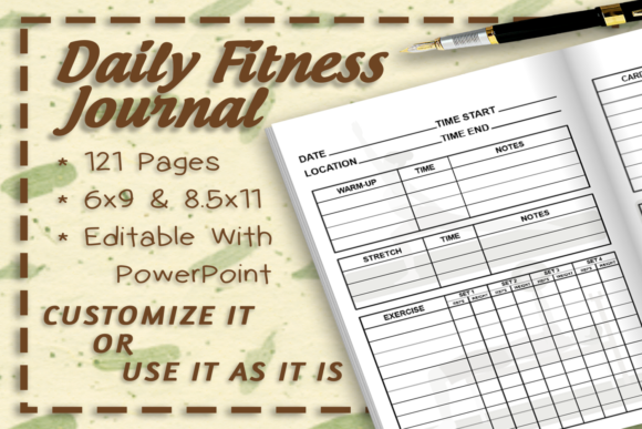 Transform Your Fitness Journey with the Daily Fitness Journal Interior