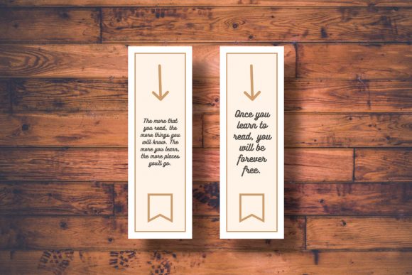 Unlocking Inspiration with Quotes Bookmark Template. Motivation