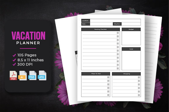 Vacation Planner - KDP Interior: A Comprehensive Guide for Your Next Project